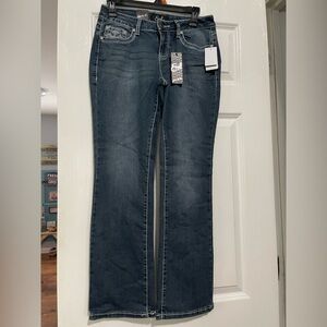 Earl Jeans Dark Blue Straight Leg Women's Jeans